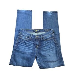 Lucky Brand Sofia Straight Blue Jeans Womens Size 8/29 Medium Wash Denim